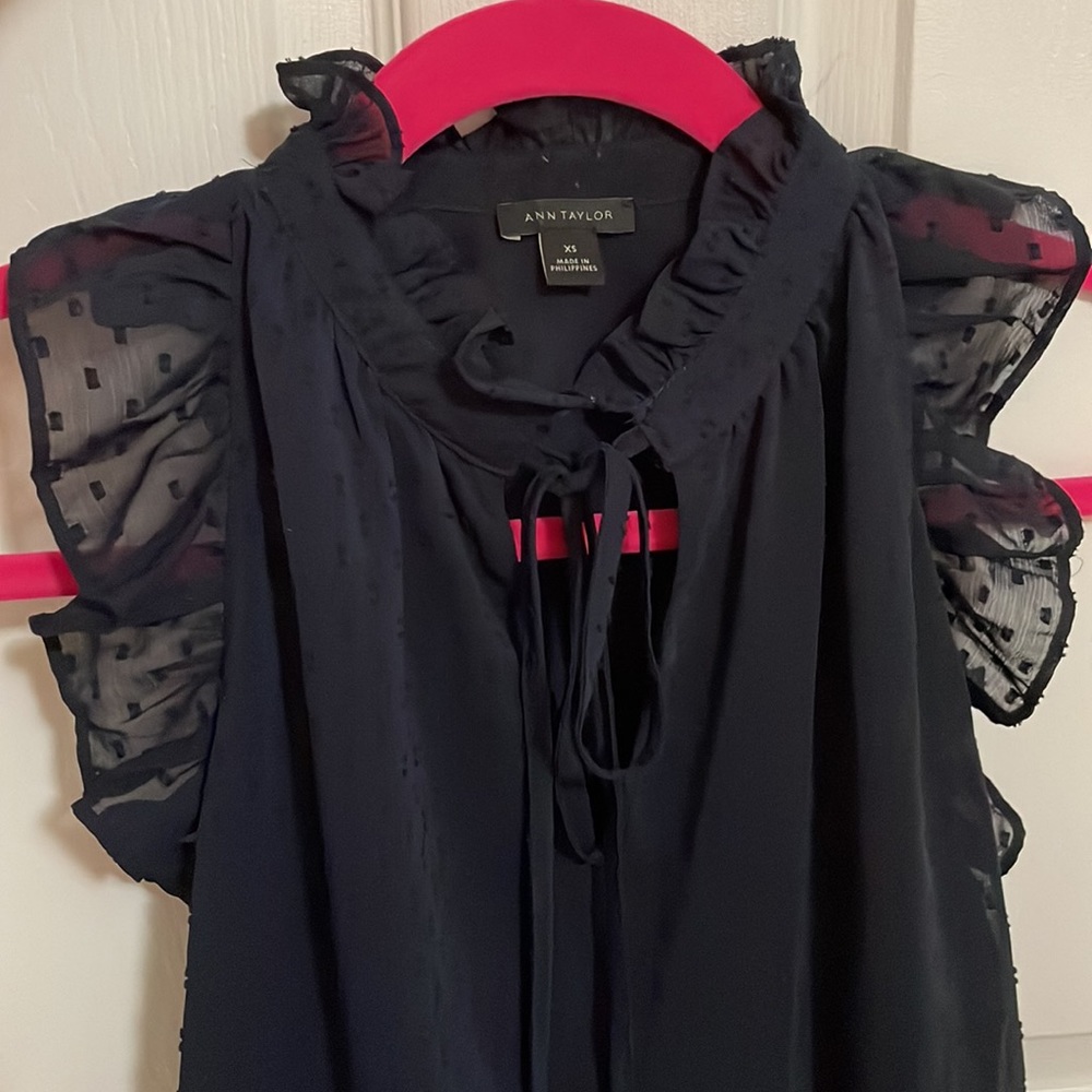 Ann Taylor ruffle blouse